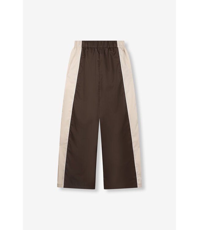 REFINED BROEK (BRUIN COMBI)
