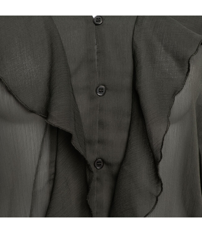&CO WOMAN BLOUSE (DONKER GROEN)