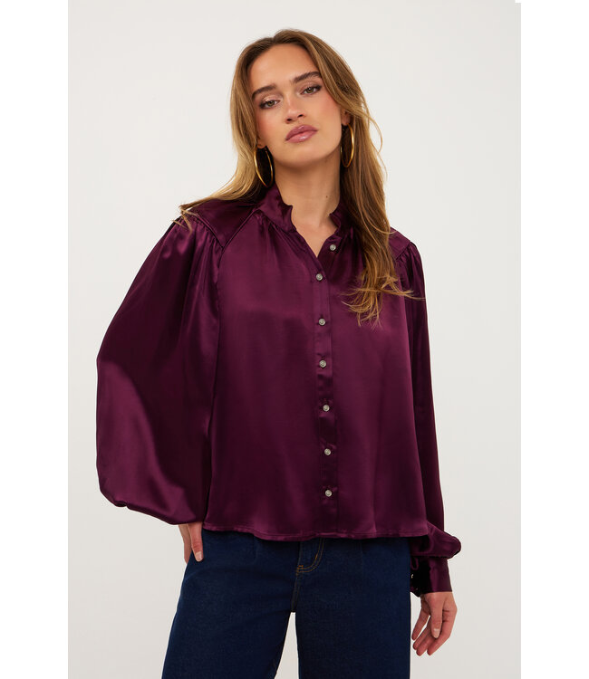 AMAYA BLOUSE (BORDEAUX)