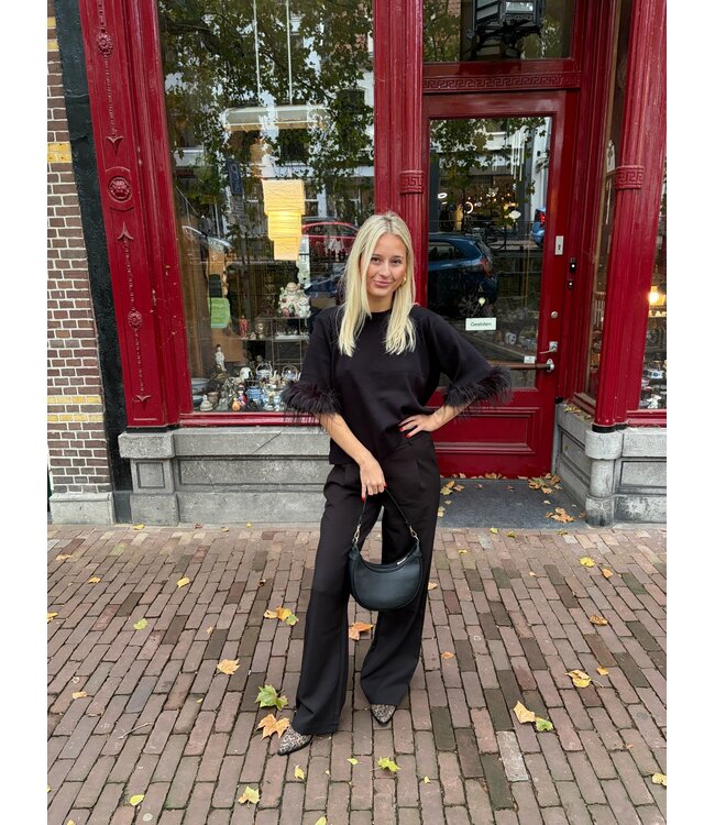 ICHI TOP (ZWART)