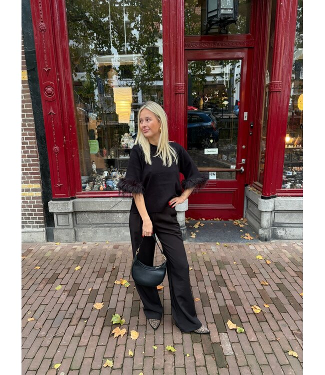 ICHI TOP (ZWART)