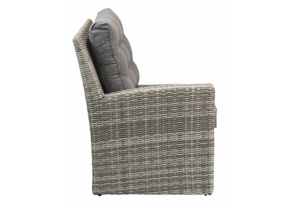 Bankdeel Rechts Dublin | Ash Grey | Wicker