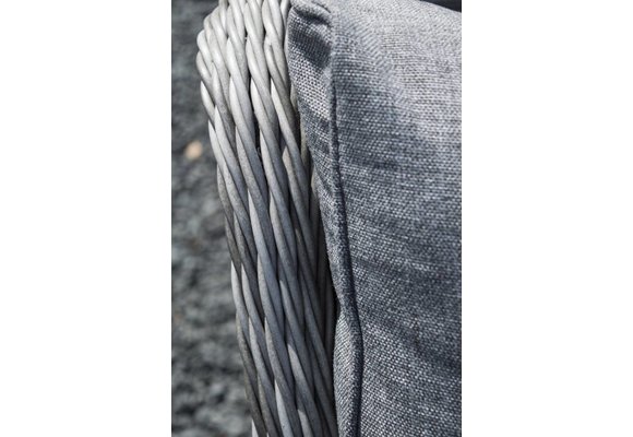 5-delige tuinset | 4 Dublin tuinstoelen (AG) | 160cm tuintafel (Keramiek)