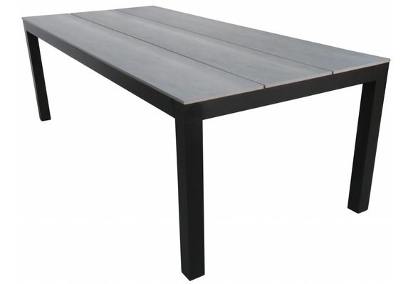 7-delige tuinset | 6 Dublin tuinstoelen (MG) | 225cm Cyprus tuintafel (Grey)