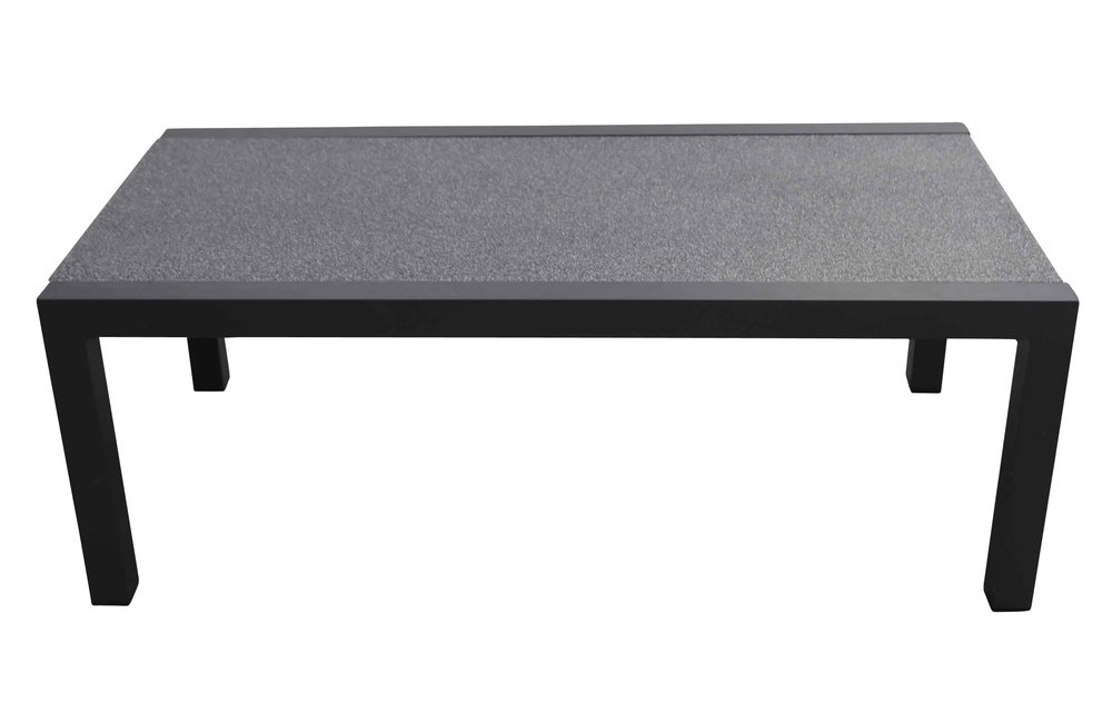 Loungetafel Bezano | Matt Black | Aluminium