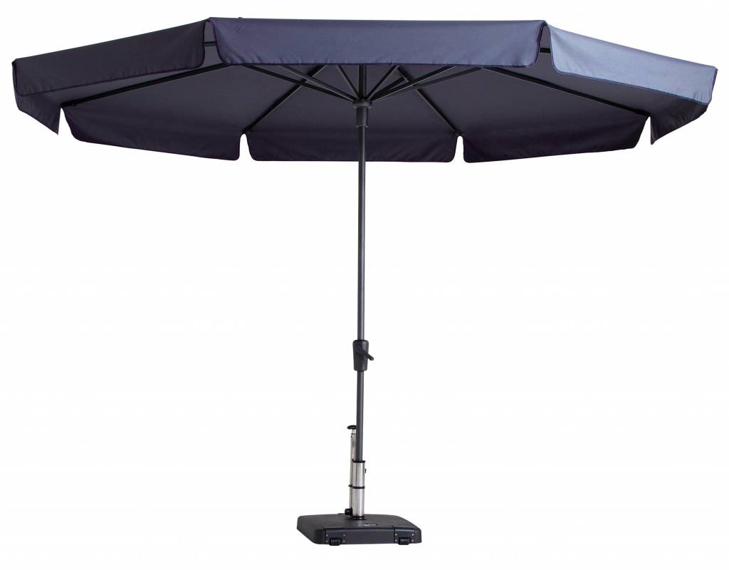 Madison Madison Parasol | Syros Luxe Round | Safier Blue | ∅350cm