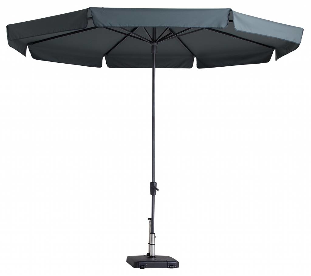 Madison Madison Parasol | Syros Luxe Round | Grey | ∅350cm