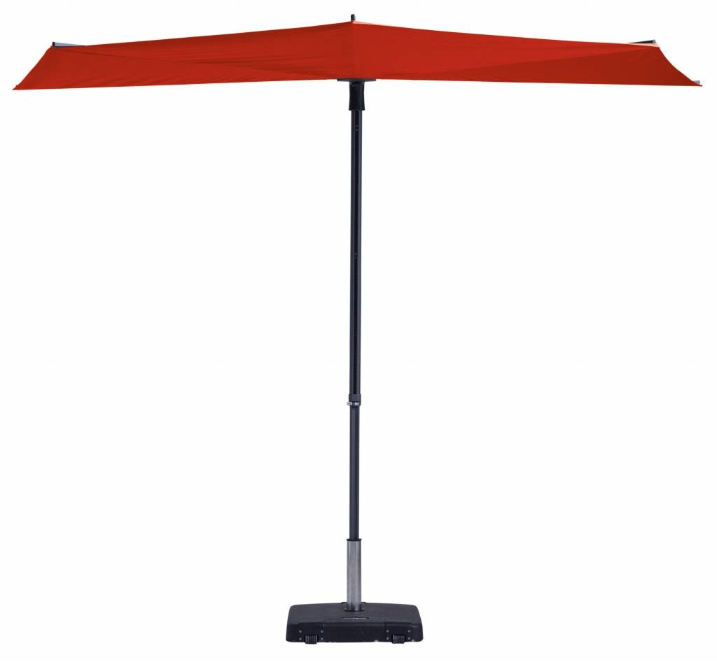 Madison Madison Parasol | Sun Wave | Brick Red | 270x150cm