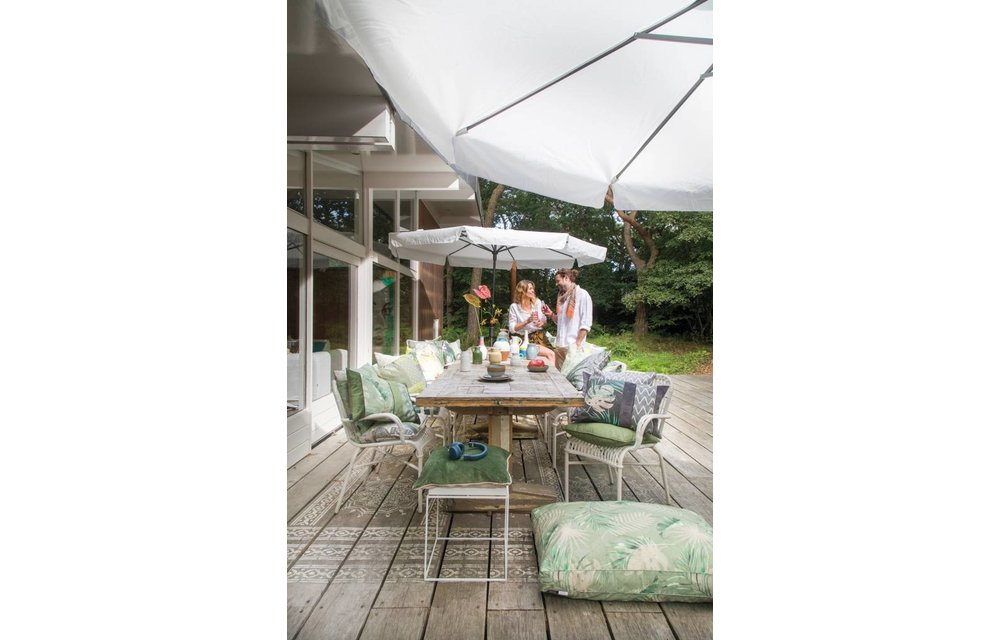 Madison Parasol | Flores Luxe | Taupe | ∅300cm