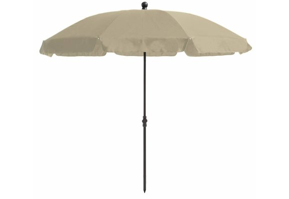 Madison Parasol | Las Palmas Round | Ecru | ∅200cm