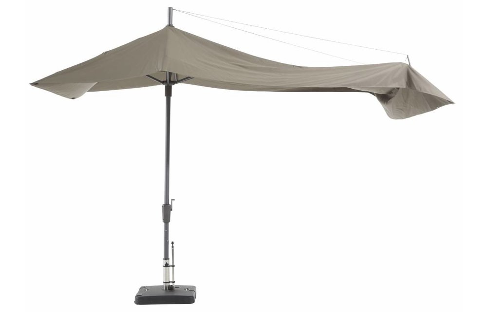 Madison Parasol | Asymetric Sideway | Taupe | 220x360cm