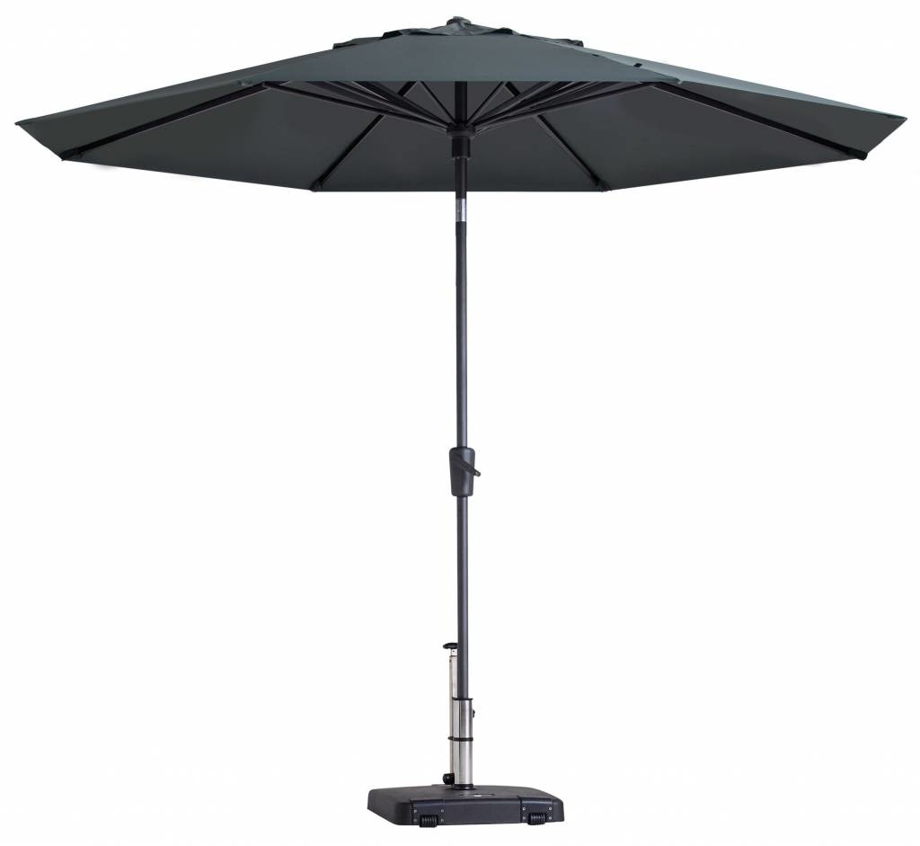 Madison Madison Parasol | Paros Luxe Round | Grey | ∅300cm