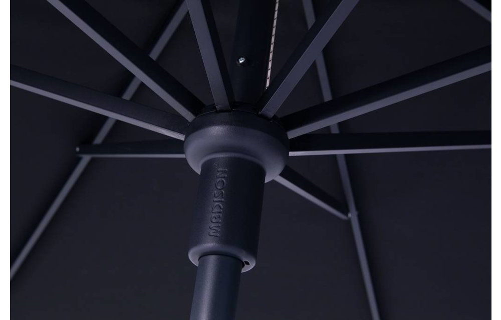 Madison Parasol | Paros Luxe Round | Taupe | ∅300cm