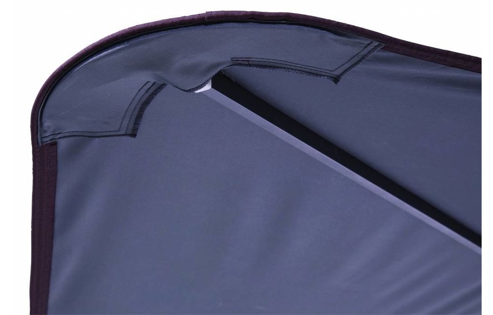 Madison Parasol | Round Corner | Taupe | 280x280cm