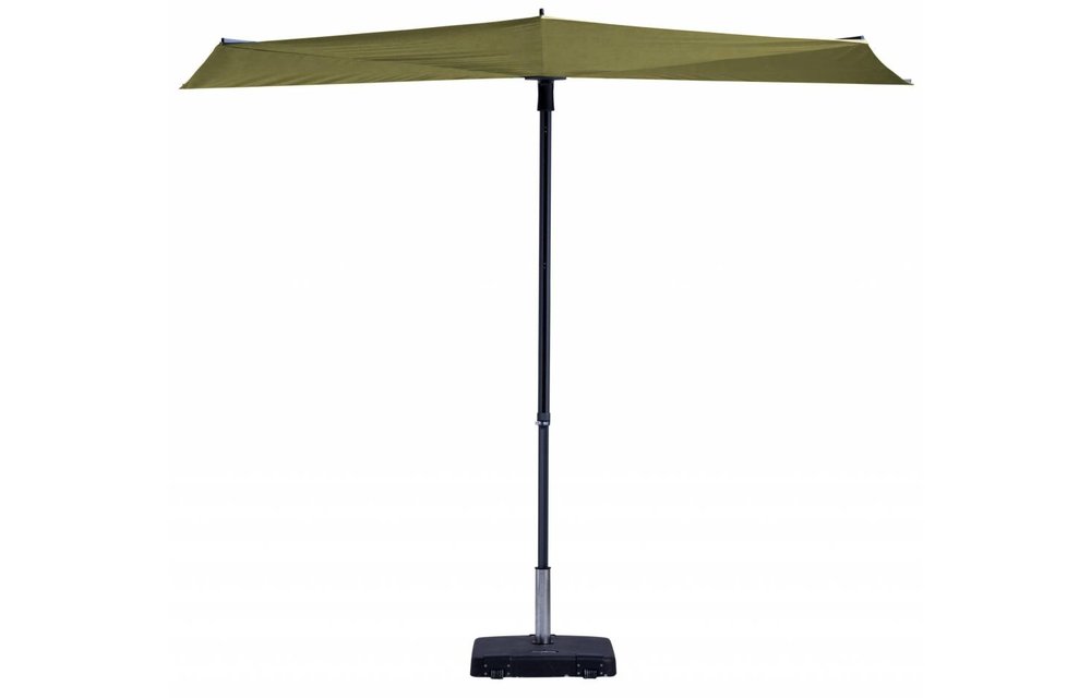 Madison Parasol | Sun Wave | Sage Green | 270x150cm