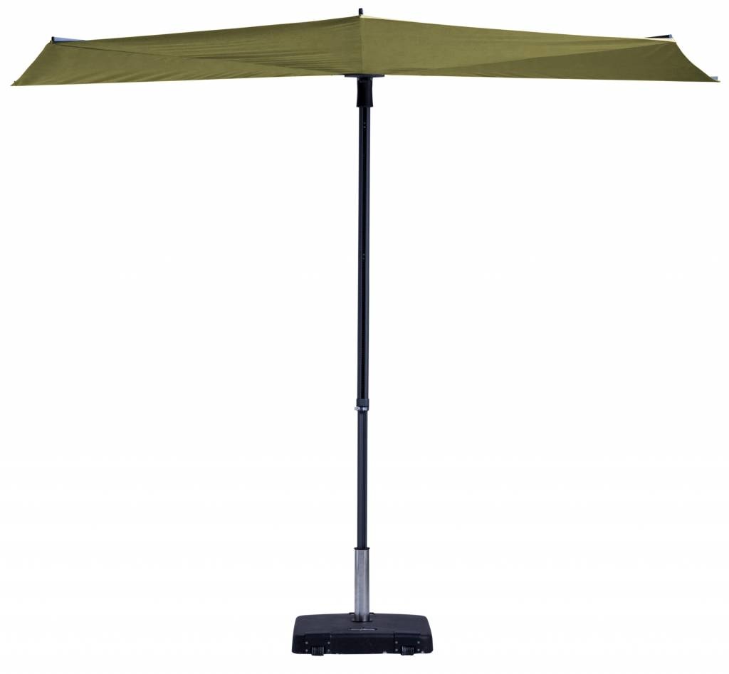 Madison Madison Parasol | Sun Wave | Sage Green | 270x150cm