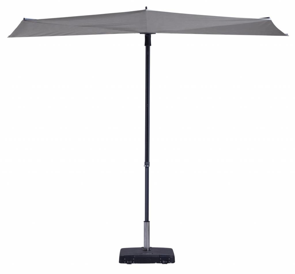 Madison Madison Parasol | Sun Wave | Light Grey | 270x150cm