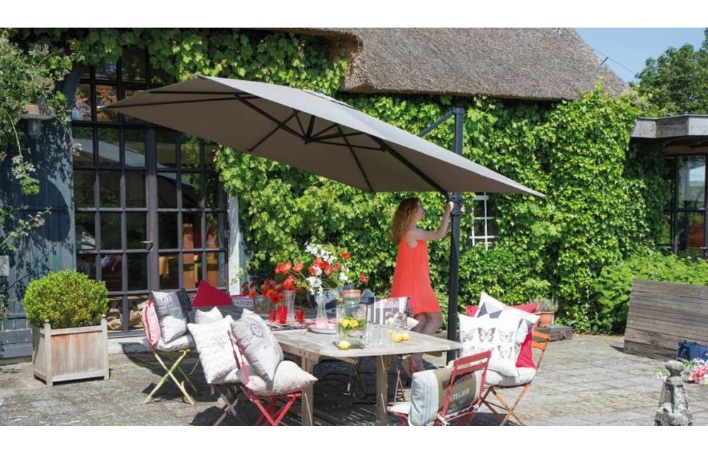 Madison Parasol | Monaco Flex II | Safier Blue | 300x300cm