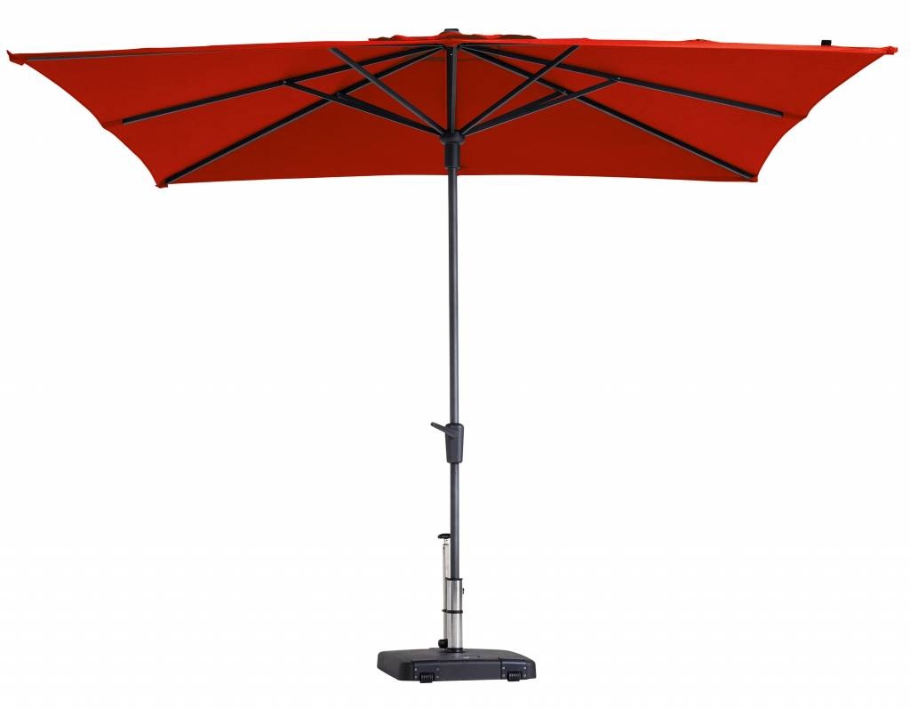 Madison Madison Parasol | Syros Luxe Square | Brick Red | 280x280cm
