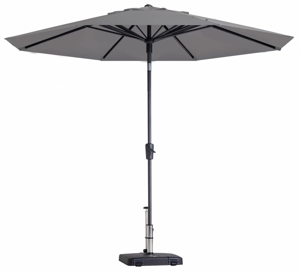 Madison Madison Parasol | Paros Luxe Round | Light Grey | ∅300cm