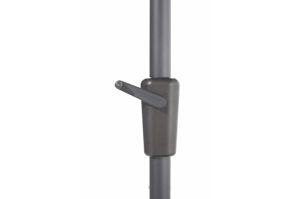 Madison Parasol | Asymetric Sideway | Light Grey | 220x360cm