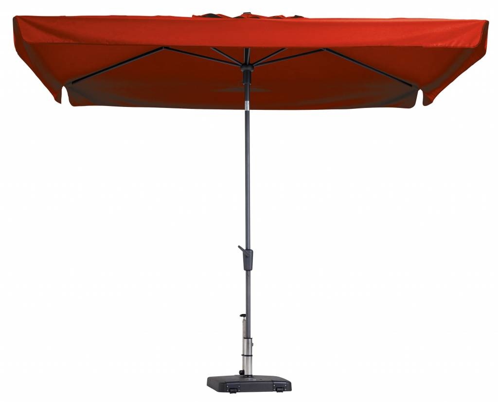 Madison Madison Parasol | Delos Luxe | Brick Red | 300x200cm