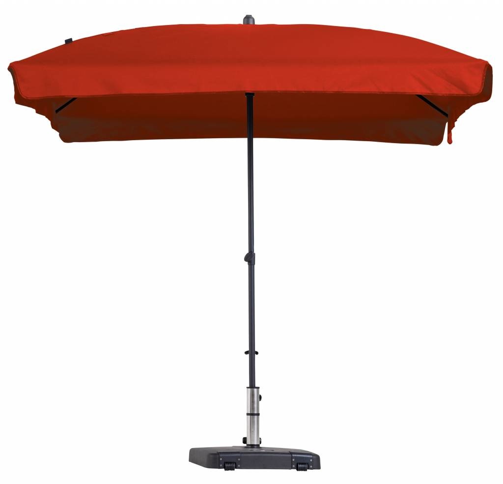 Madison Madison Parasol | Patmos Luxe | Brick Red | 210x140cm