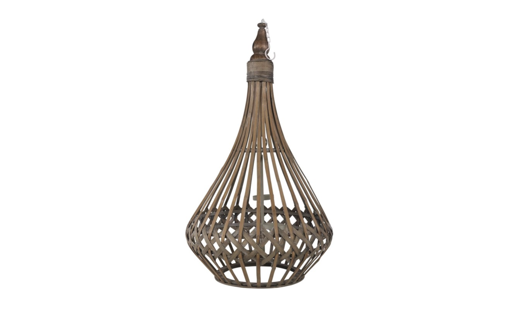 Windlicht India ø39x74cm | Naturel | Lesli Living
