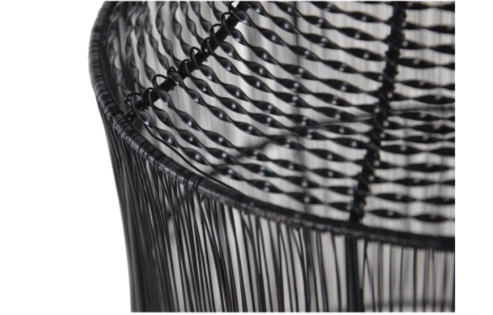 Lantaarn Wire ø20x26cm | Black | Lesli Living