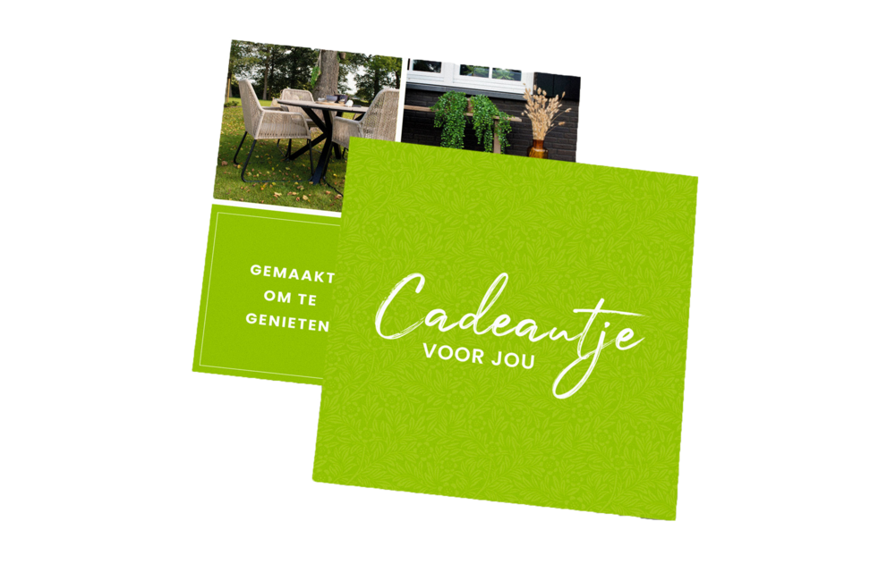 Cadeaubon 4 Seizoenen Tuinmeubelen | t.w.v. €150,-