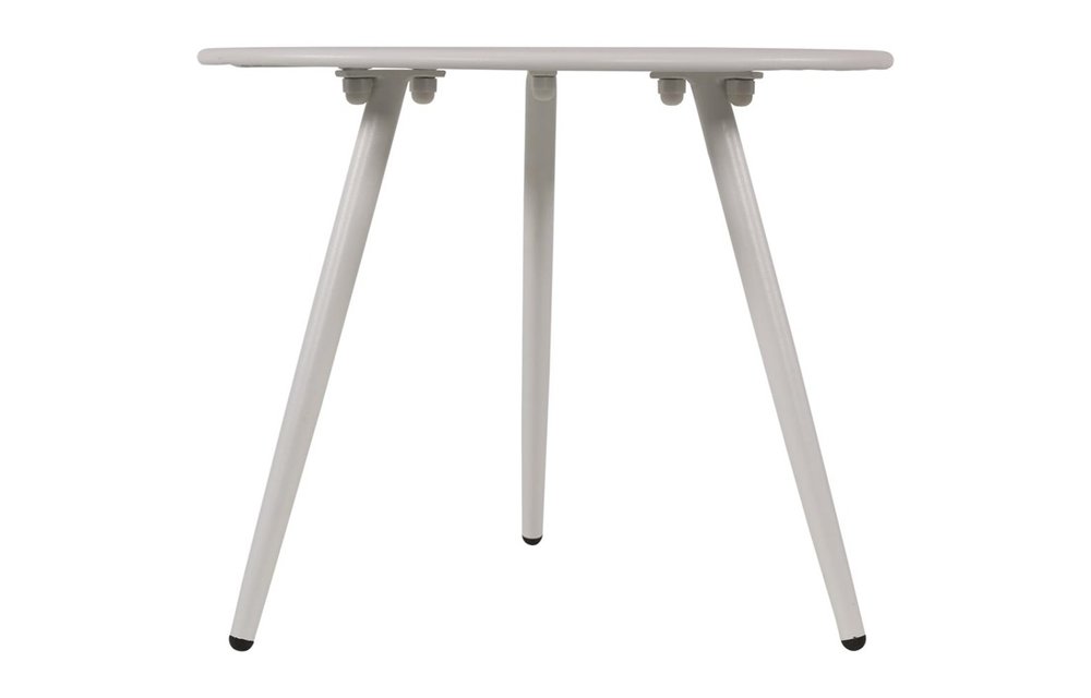 Bijzettafel Rafael ø45cm | White | Metaal | Lesli Living