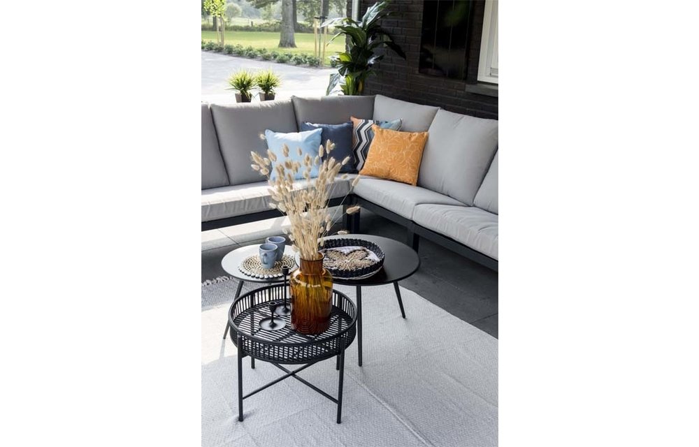 Bijzettafel Rafael ø45cm | White | Metaal | Lesli Living