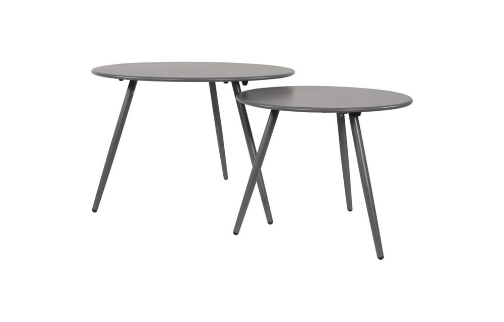 Bijzettafel Rafael ø60cm | Blueberry Grey | Metaal | Lesli Living