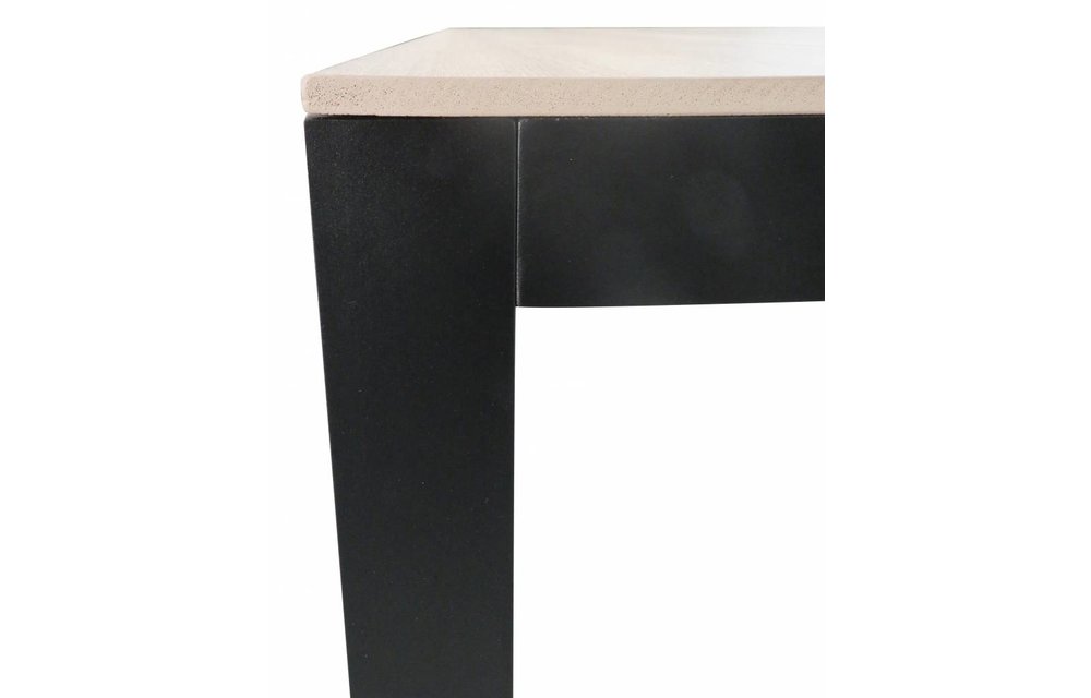 7-delige tuinset | 6 Mona tuinstoelen (Sand) | 225cm Cyprus tuintafel (Wood)