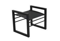 Voetenbank Vevi | Aluminium & Textileen | Brafab