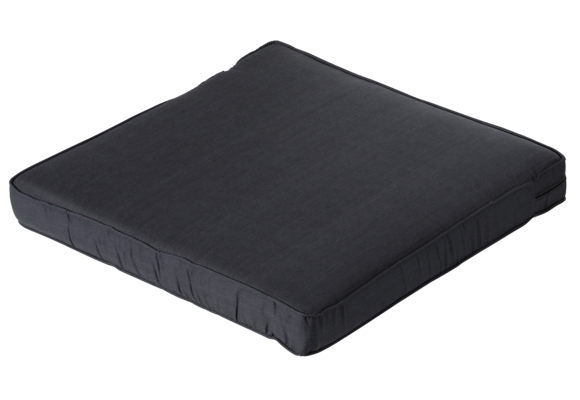 Madison Luxe Loungekussen | Basic Black | 60x60cm