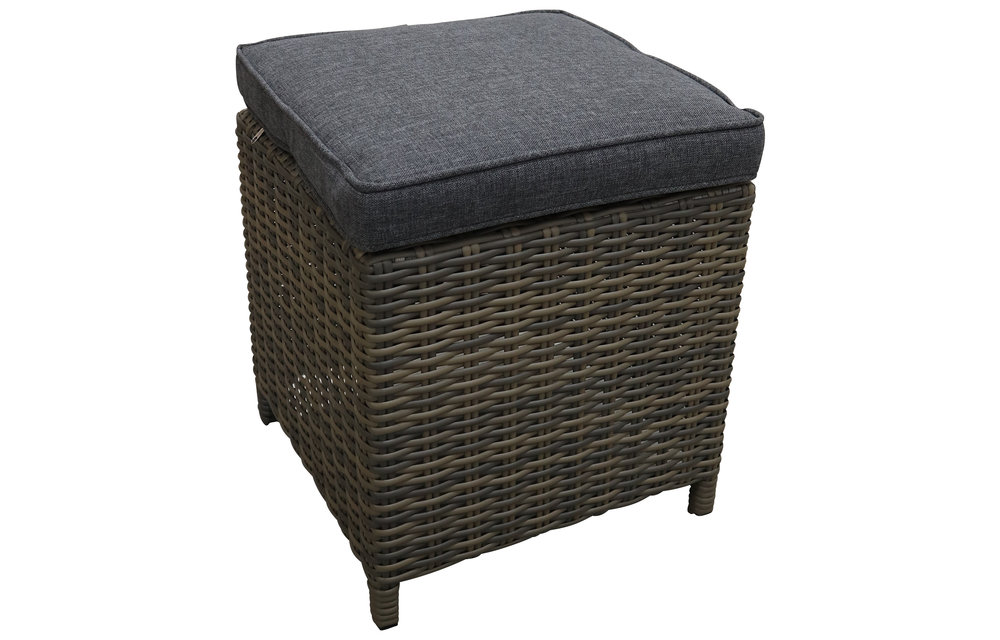 Hocker Dublin 40x40cm | Sweet Brown | Wicker