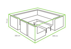 Outdoor Covers Loungeset beschermhoes | 300x300x75cm