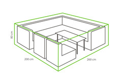 Outdoor Covers Loungeset beschermhoes | 260x200x80cm