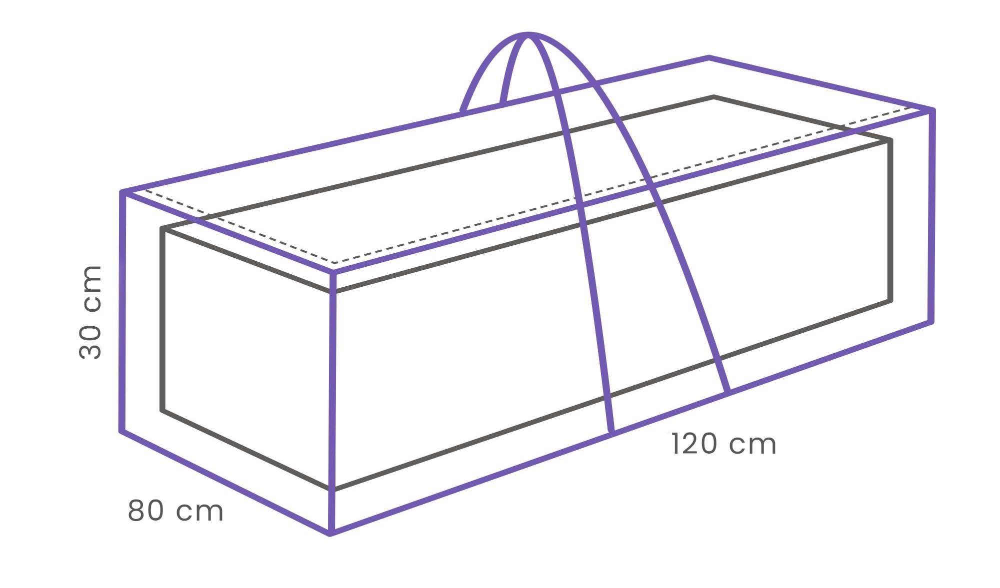 Duidelijk maken naam bijvoorbeeld Outdoor Covers Pallet kussentas | 120x80x30cm