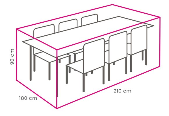 Outdoor Covers Tuinset beschermhoes | 210x180x90cm