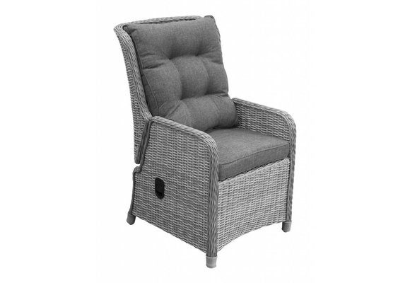 7-delige tuinset | 6 Dublin verstelbare stoelen (MG) | 180cm tafel (Keramiek)
