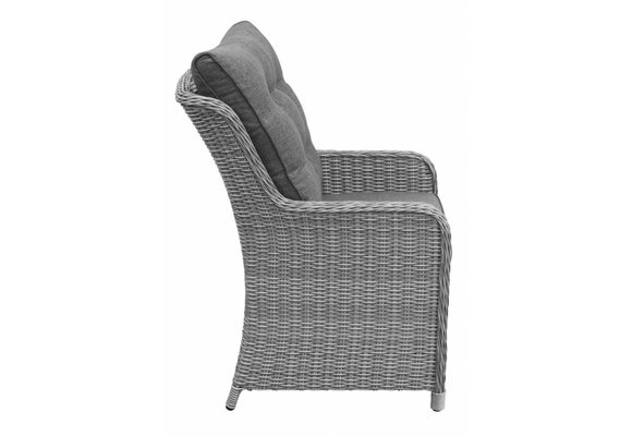 5-delige tuinset | 4 Dublin tuinstoelen (MG) | 180cm ovale Cyprus tuintafel (Grey)