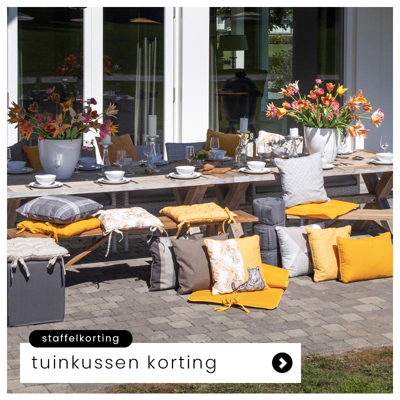 Kortingsactie tuinkussens