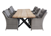 7-delige tuinset | 6 Dublin tuinstoelen  MG | Pohon tuintafel