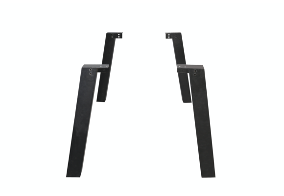 7-delige tuinset | 6 Oslo stoelen Black | 210x100cm Calpe tuintafel