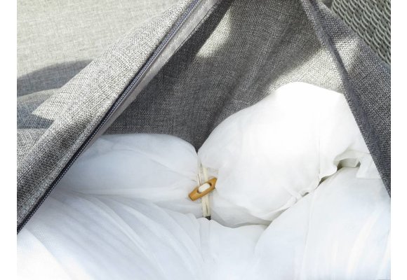 Verstelbare tuinstoel Dublin | Mystic Grey | Wicker - SHOWROOM