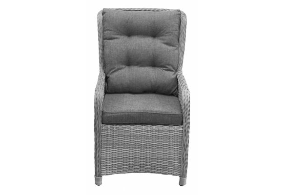 Verstelbare tuinstoel Dublin | Mystic Grey | Wicker - SHOWROOM