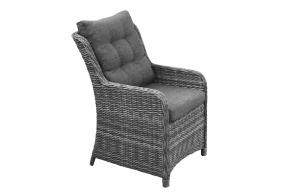 5-delige vierkante tuinset | 4 Dublin tuinstoelen (AG) | 115x115cm tuintafel