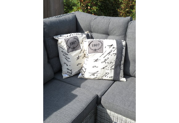 Bankdeel links Dublin | Mystic Grey | Wicker